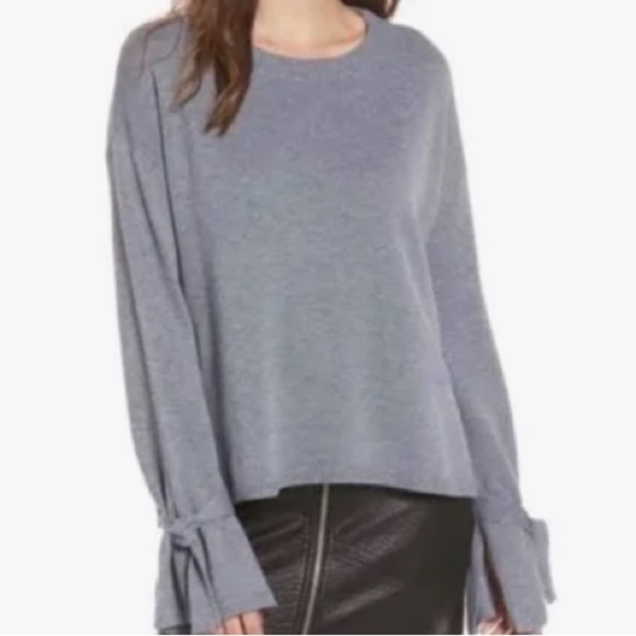 ASTR the Label Low Sleeve Bow Sweater - Picture 2 of 4